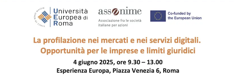 La profilazione nei mercati e nei servizi digitali. Opportunità per le imprese e limiti giuridici